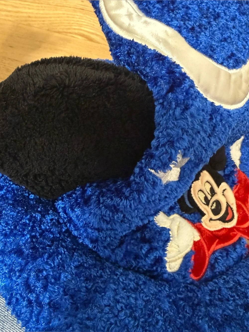 Disney Parks Mickey Mouse Fantasia Hat Sorcerer Wizard Plush Ears Size YOUTH